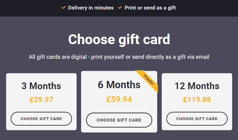 Readly gift card